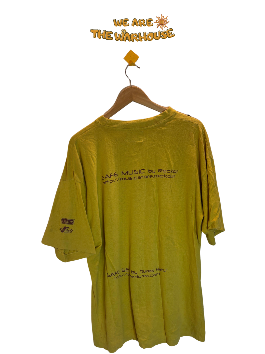 Safe music safe sex t shirt - XL