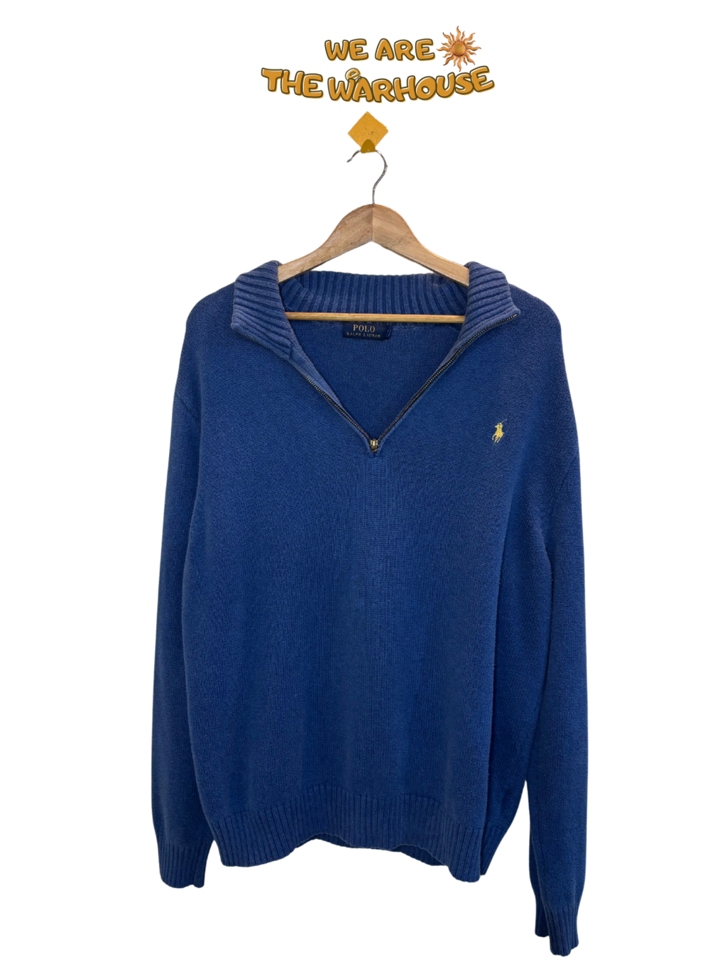 RALPH LAUREN 1/4 ZIP - L